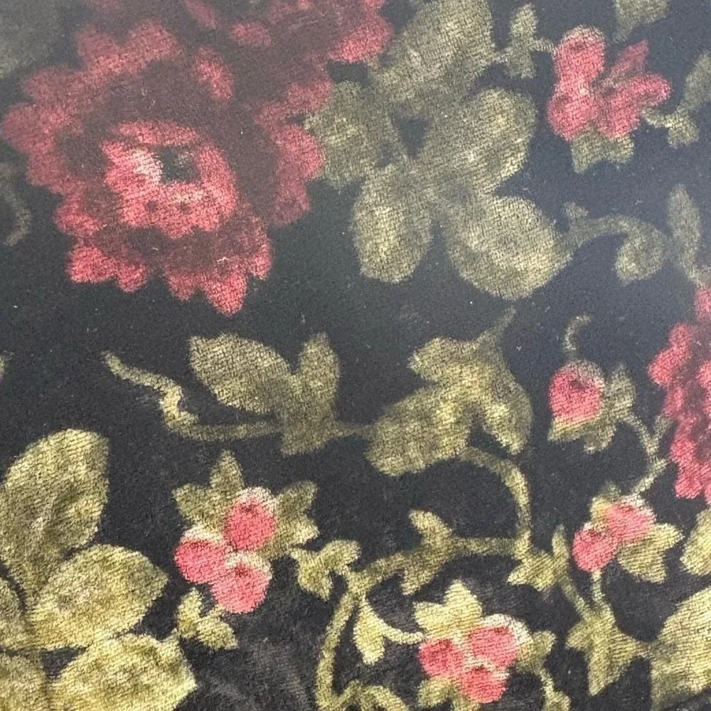 Gymboree Girls Velvet Floral Holiday‎ Valentine Dress Peter Pan Collar Size 9